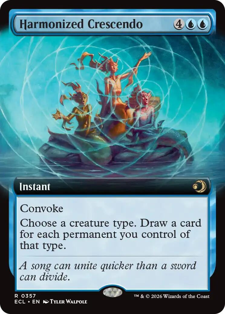 Image for Harmonized Crescendo (Extended Art) (357) - Magic: The Gathering