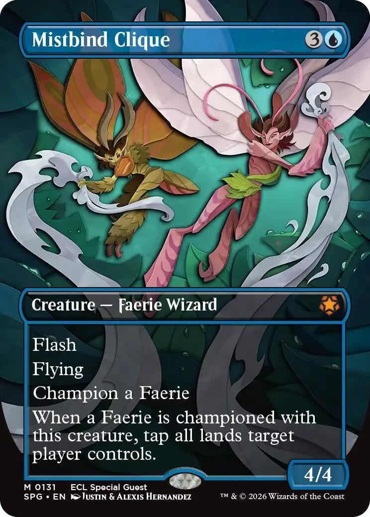 Image for Mistbind Clique (Borderless) (131) - Magic: The Gathering