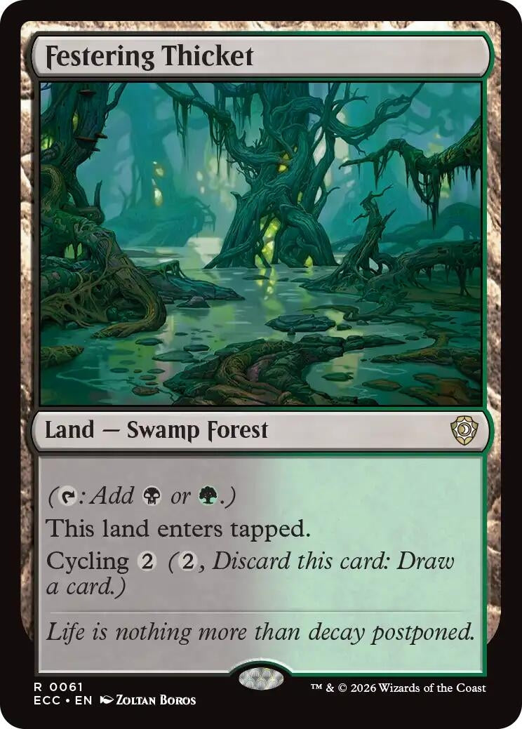 Image for Festering Thicket (61) - Magic: The Gathering