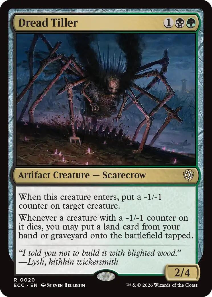 Image for Dread Tiller (20) - Magic: The Gathering