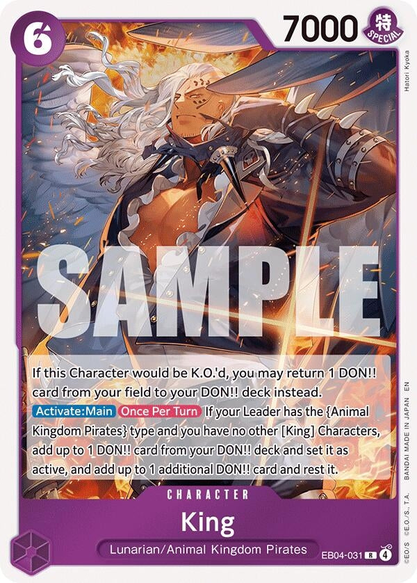 Image for King (EB04-031) - One Piece Card Game