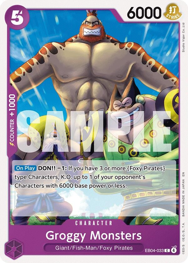 Image for Groggy Monsters (EB04-033) - One Piece Card Game