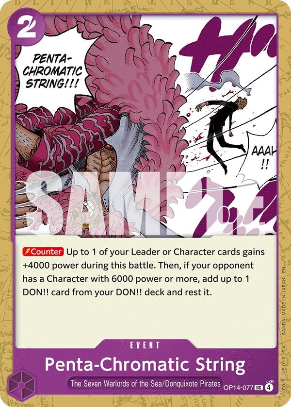Image for Penta-Chromatic String (OP14-077) - One Piece Card Game