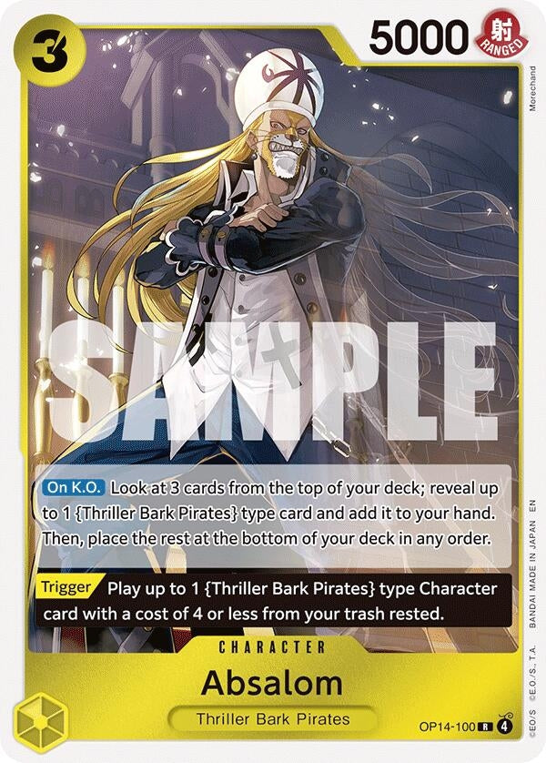 Image for Absalom (OP14-100) - One Piece Card Game