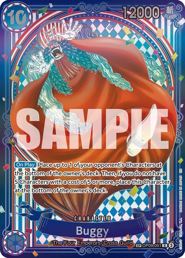 Image for Buggy - OP09-051 (SP) (OP09-051) - One Piece Card Game