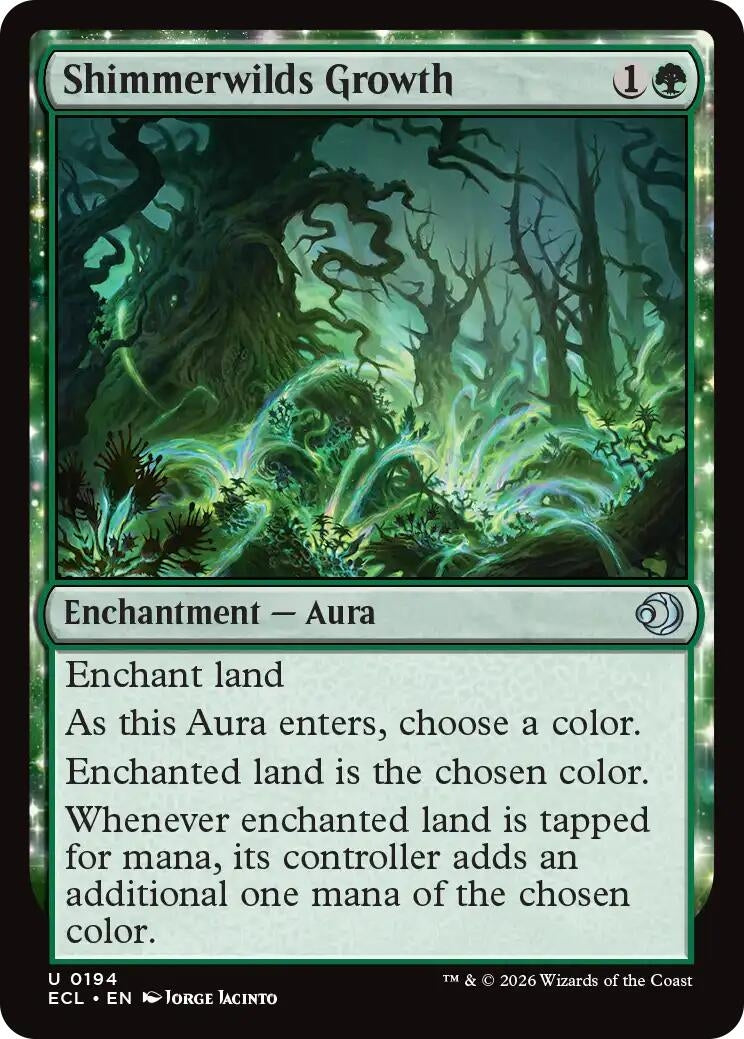 Image for Shimmerwilds Growth (194) - Magic: The Gathering