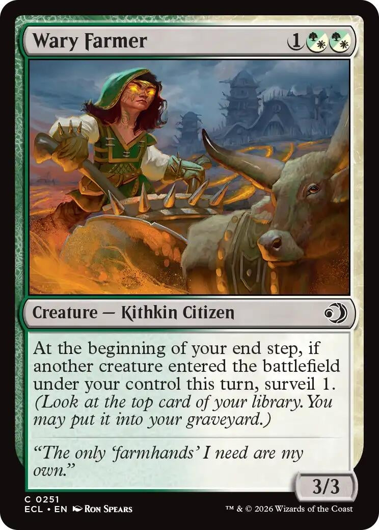 Image for Wary Farmer (251) - Magic: The Gathering