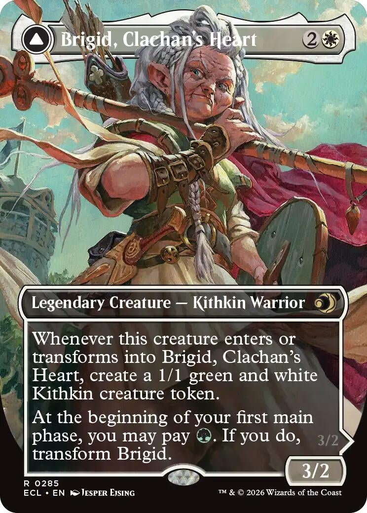 Image for Brigid, Clachan's Heart (Borderless) (285) - Magic: The Gathering