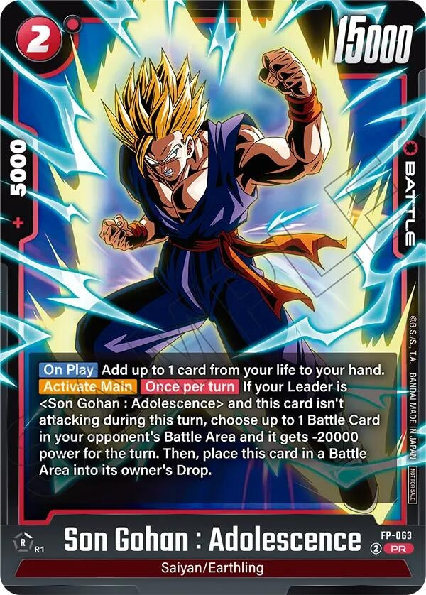Image for Son Gohan : Adolescence (Tournament Pack 09) (FP-063) - Dragon Ball Super: Fusion World