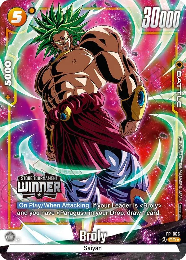 Image for Broly (Tournament Pack -Winner- 09) (FP-066) - Dragon Ball Super: Fusion World