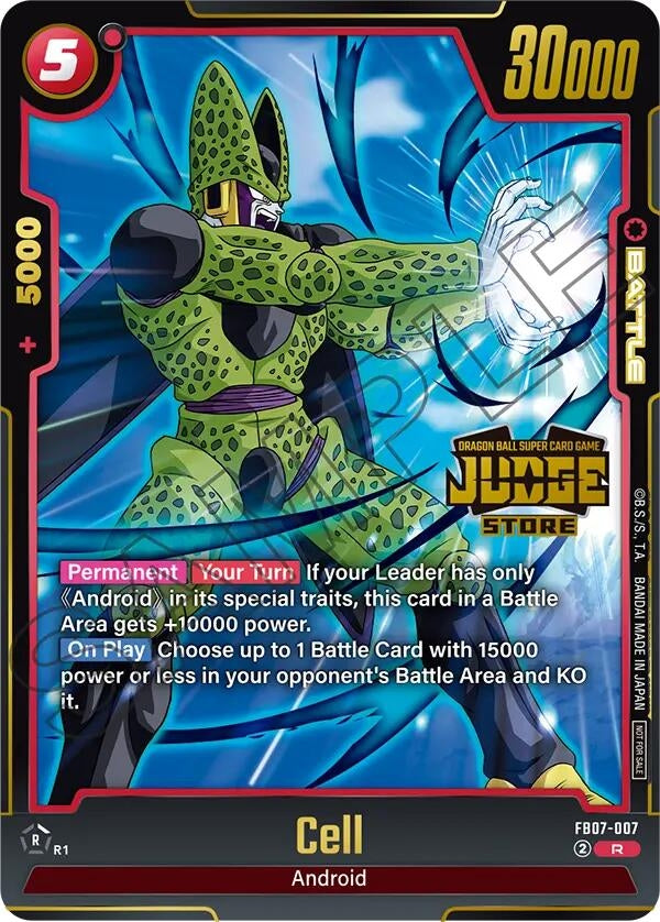 Image for Cell (Judge Pack (Store Judge) 05) (FB07-007) - Dragon Ball Super: Fusion World