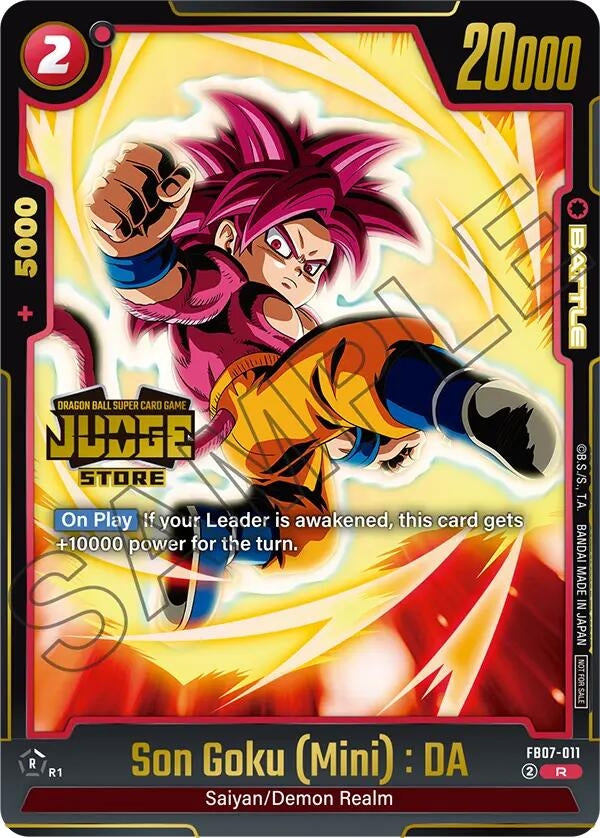 Image for Son Goku (Mini) : DA (Judge Pack (Store Judge) 05) (FB07-011) - Dragon Ball Super: Fusion World