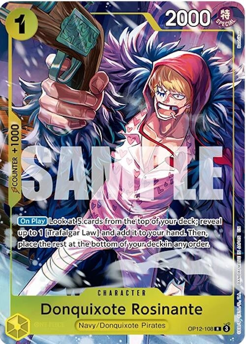 Image for Donquixote Rosinante (Illustration Box Vol.6) (OP12-108) - One Piece Card Game