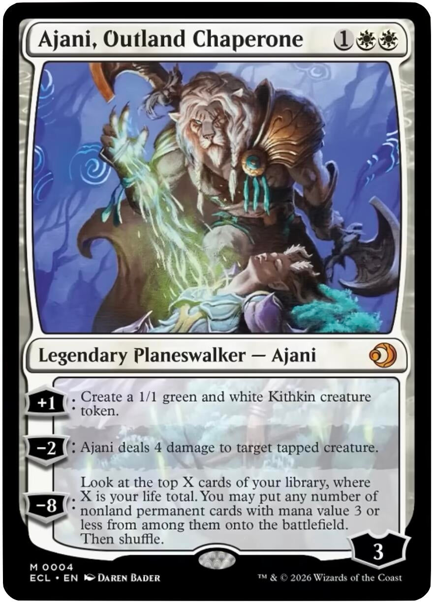Image for Ajani, Outland Chaperone (4) - Magic: The Gathering