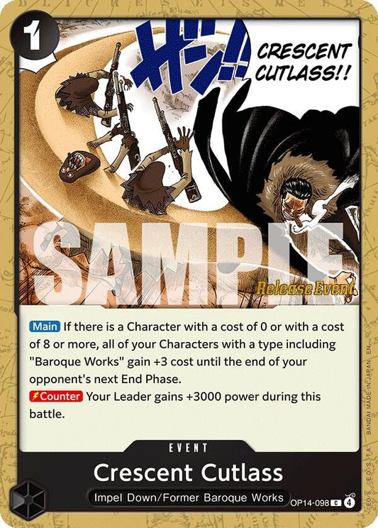 Image for Crescent Cutlass (OP14-098) - One Piece Card Game