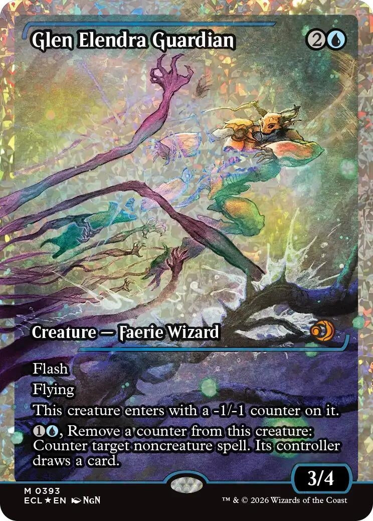 Image for Glen Elendra Guardian (0393) (Showcase) (Fracture Foil) (393) - Magic: The Gathering