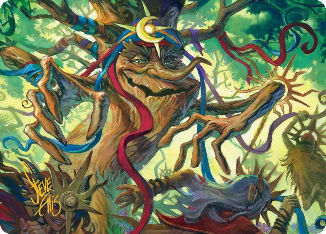 Image for Sun-Dappled Celebrant Art Card (Gold-Stamped Signature) (5) - Magic: The Gathering