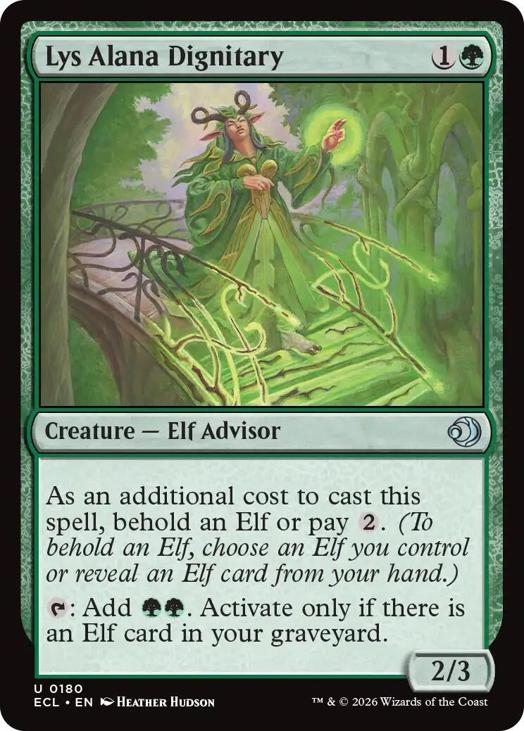 Image for Lys Alana Dignitary (180) - Magic: The Gathering