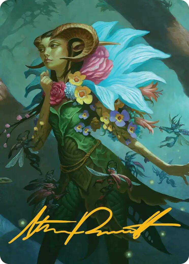 Image for Maralen, Fae Ascendant Art Card (Gold-Stamped Signature) - Magic: The Gathering