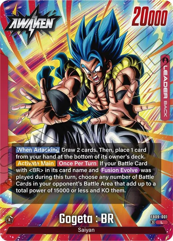 Image for Gogeta : BR - FB09-001 (FB09-001) (Dual Evolution) - Dragon Ball Super: Fusion World