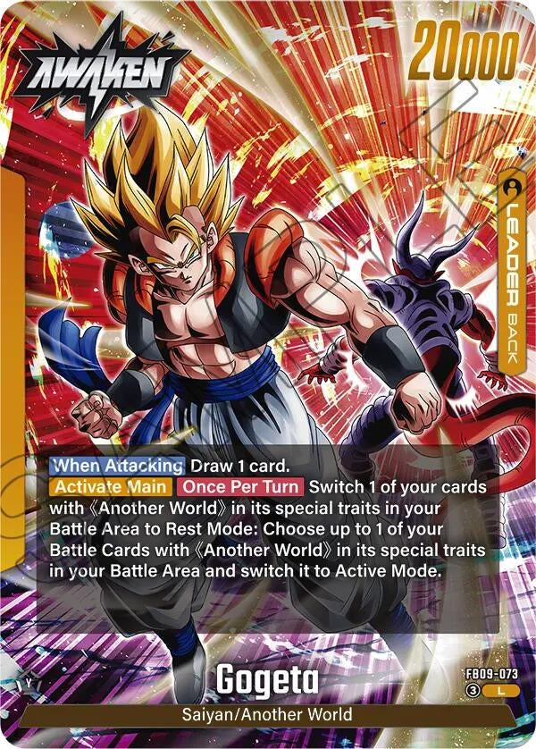 Image for Son Goku/Vegeta // Gogeta (FB09-073) (Dual Evolution) - Dragon Ball Super: Fusion World