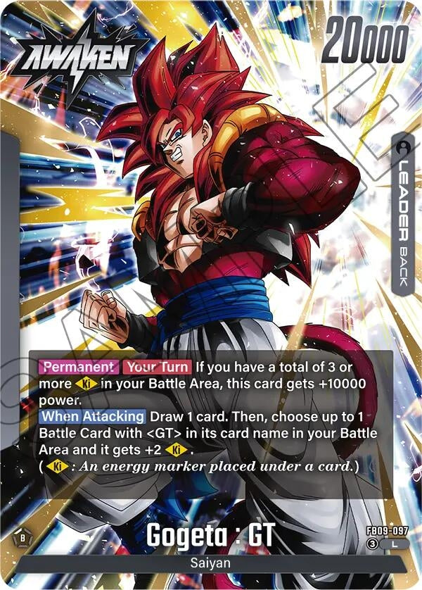 Image for Gogeta : GT (FB09-097) (Dual Evolution) - Dragon Ball Super: Fusion World