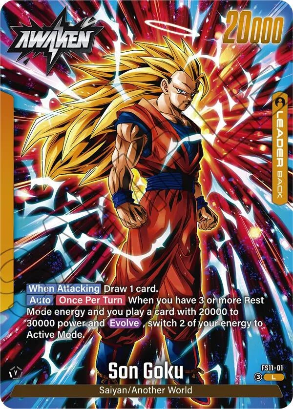 Image for Son Goku - FS11-01 (FS11-01) (Starter Deck EX: The Phase of Evolution) - Dragon Ball Super: Fusion World