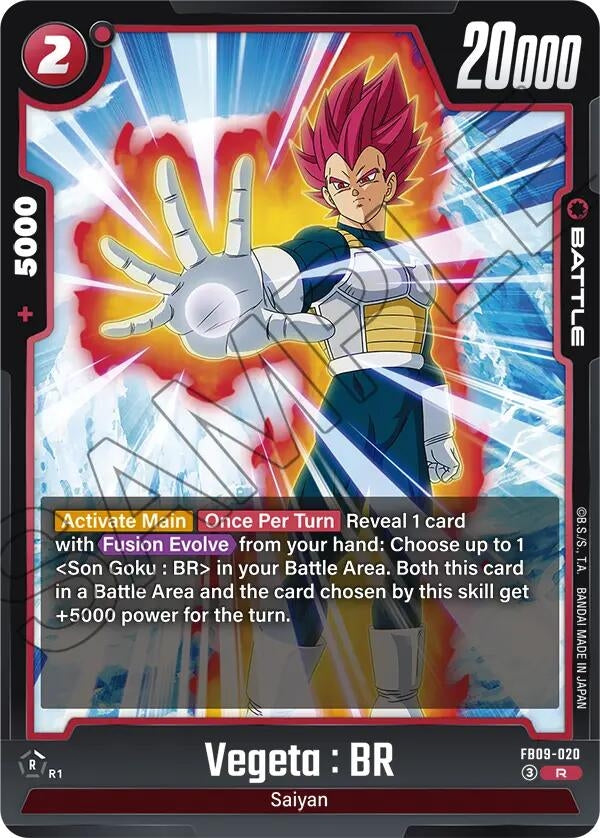 Image for Vegeta : BR - FB09-020 (FB09-020) (Dual Evolution) - Dragon Ball Super: Fusion World