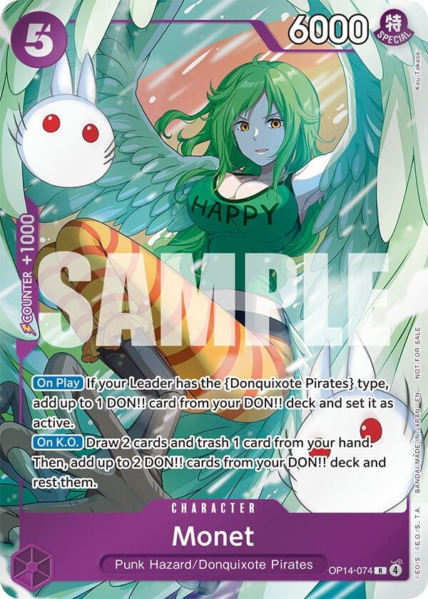 Image for Monet (Dash Pack) (OP14-074) - One Piece Card Game