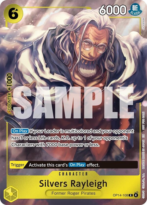 Image for Silvers Rayleigh (Dash Pack) (OP14-108) - One Piece Card Game