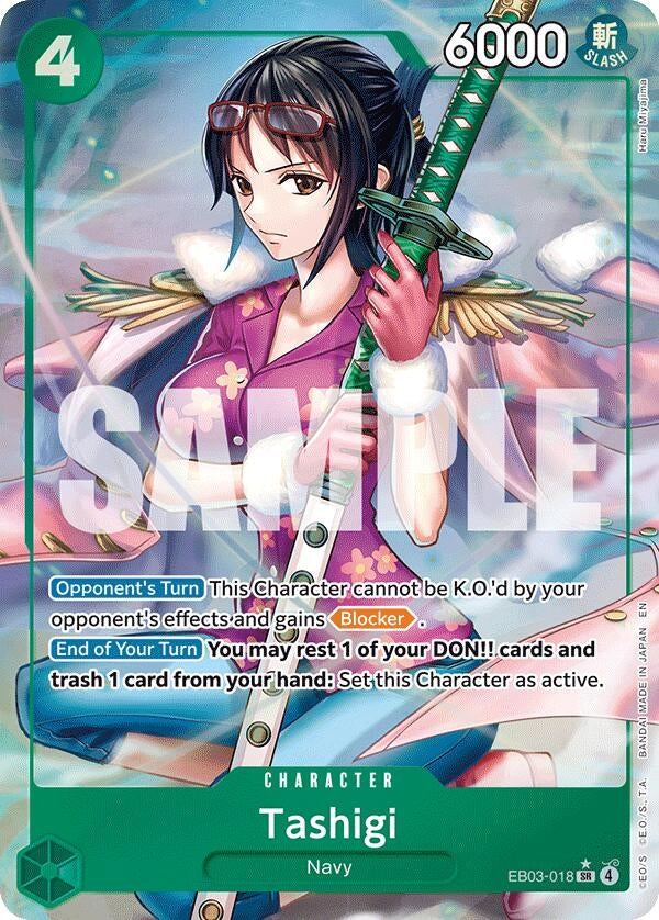 Image for Tashigi (Alternate Art) (EB03-018) (Extra Booster: One Piece Heroines Edition) - One Piece Card Game