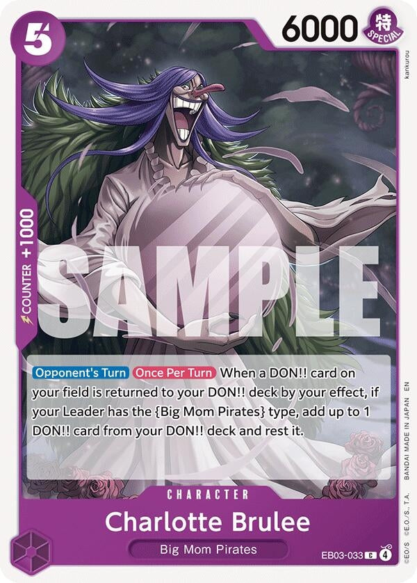 Image for Charlotte Brulee (EB03-033) (Extra Booster: One Piece Heroines Edition) - One Piece Card Game