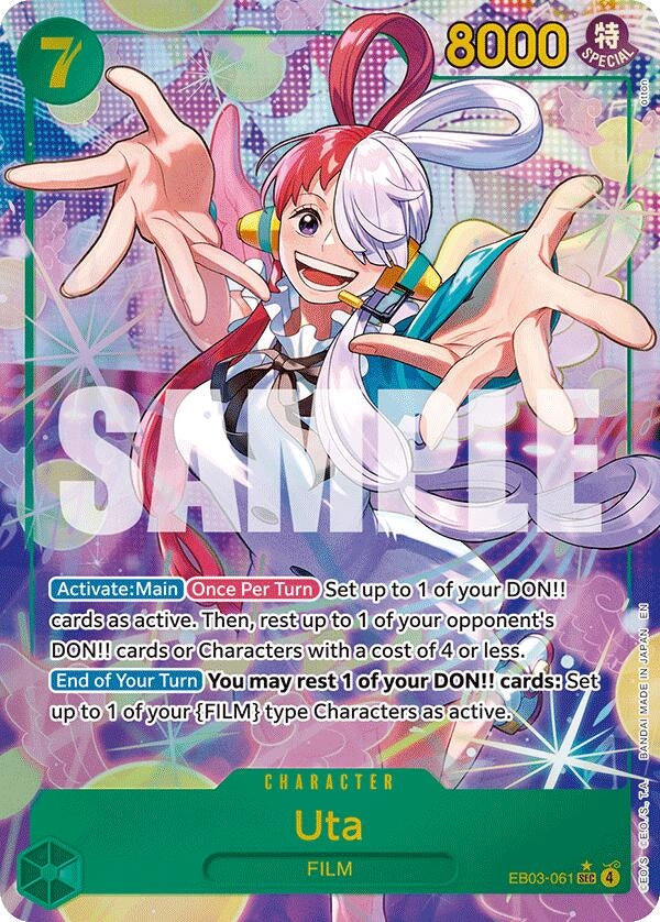 Image for Uta (061) (Alternate Art) (EB03-061) (Extra Booster: One Piece Heroines Edition) - One Piece Card Game