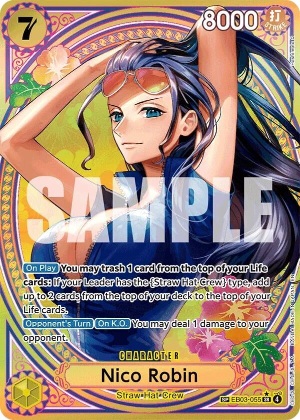 Image for Nico Robin (055) (SP) (EB03-055) (Extra Booster: One Piece Heroines Edition) - One Piece Card Game