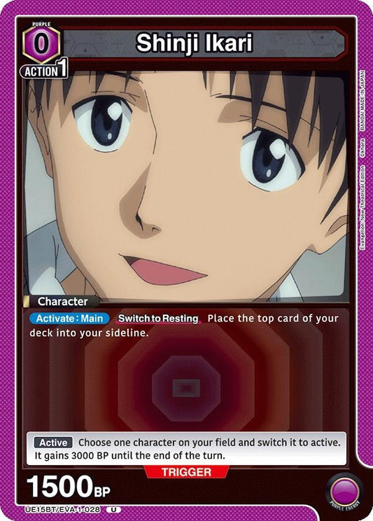 Image for Shinji Ikari (028) (UE15BT/EVA-1-028) - Union Arena