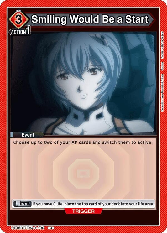 Image for Smiling Would Be a Start (UE15BT/EVA-1-100) - Union Arena