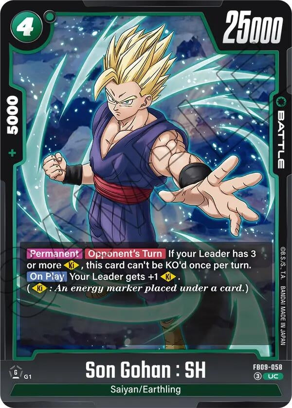 Image for Son Gohan : SH - FB09-058 (FB09-058) (Dual Evolution) - Dragon Ball Super: Fusion World