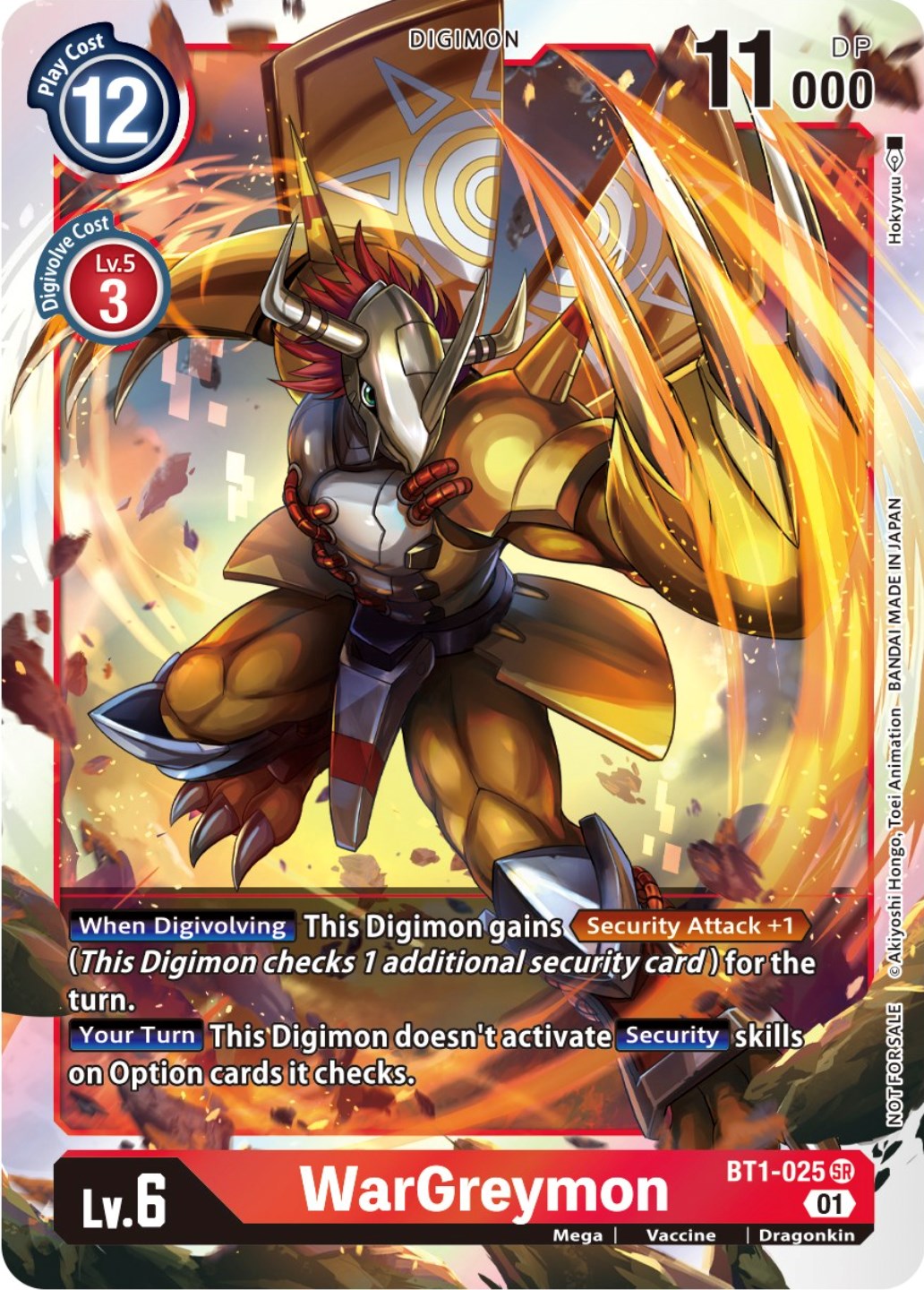 WarGreymon [BT1-025] (ST-11 Special Entry Pack) [Release Special Booster Promos] | Red Riot Games CA