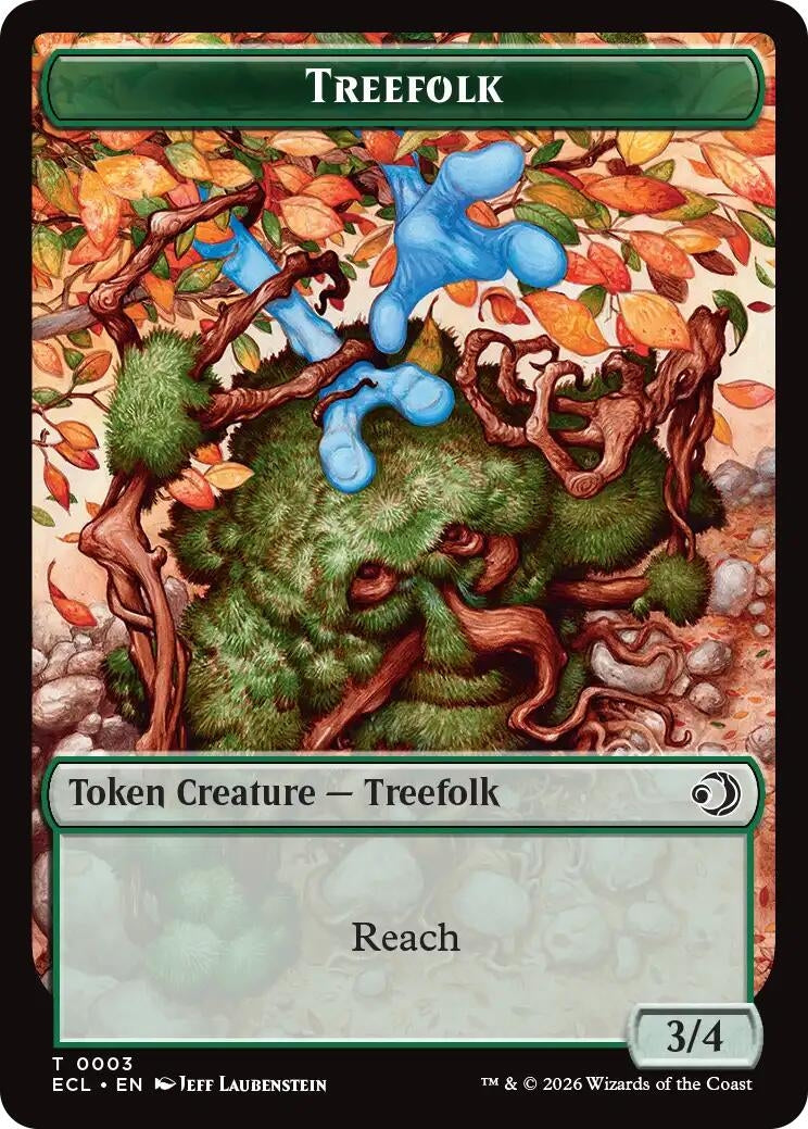 Image for Treefolk // Goblin Double-Sided Token (3 // 6) - Magic: The Gathering