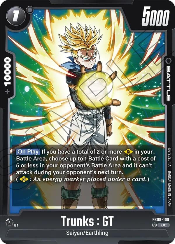 Image for Trunks : GT - FB09-109 (FB09-109) (Dual Evolution) - Dragon Ball Super: Fusion World