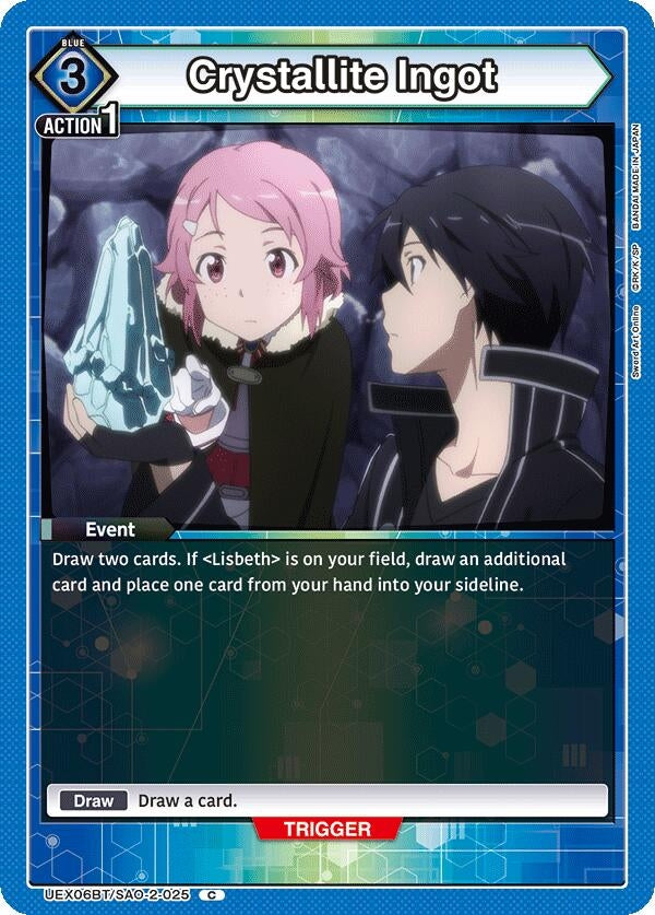 Image for Crystallite Ingot (UEX06BT/SAO-2-025) - Union Arena