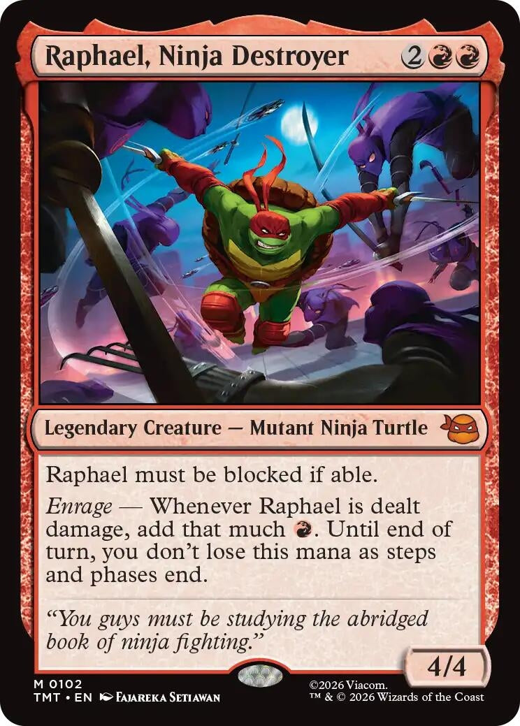 Image for Raphael, Ninja Destroyer (102) - Magic: The Gathering