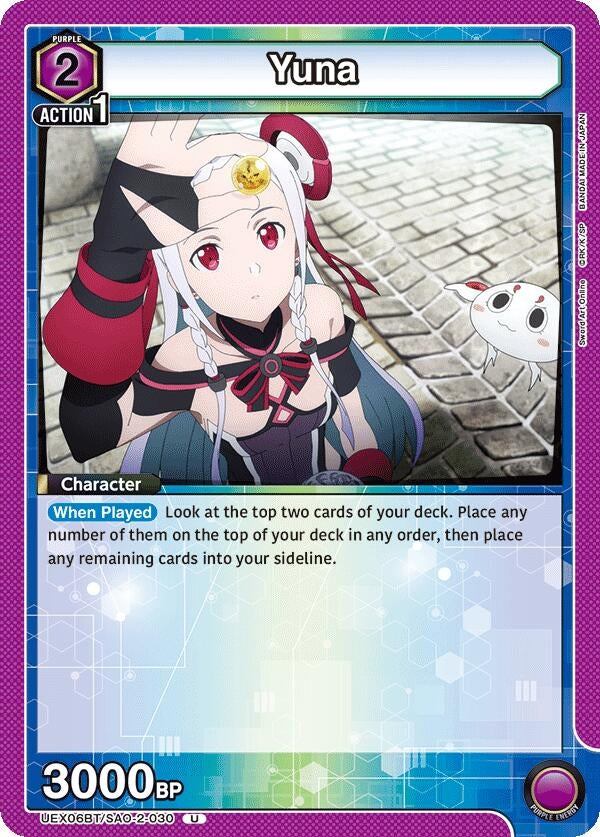 Image for Yuna (030) (UEX06BT/SAO-2-030) - Union Arena