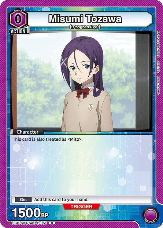 Image for Misumi Tozawa (UEX06BT/SAO-2-051) - Union Arena