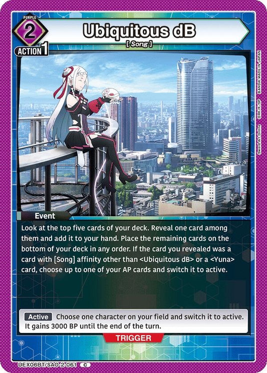 Image for Ubiquitous dB (UEX06BT/SAO-2-061) - Union Arena