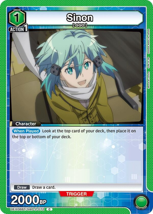 Image for Sinon (072) (UEX06BT/SAO-2-072) - Union Arena