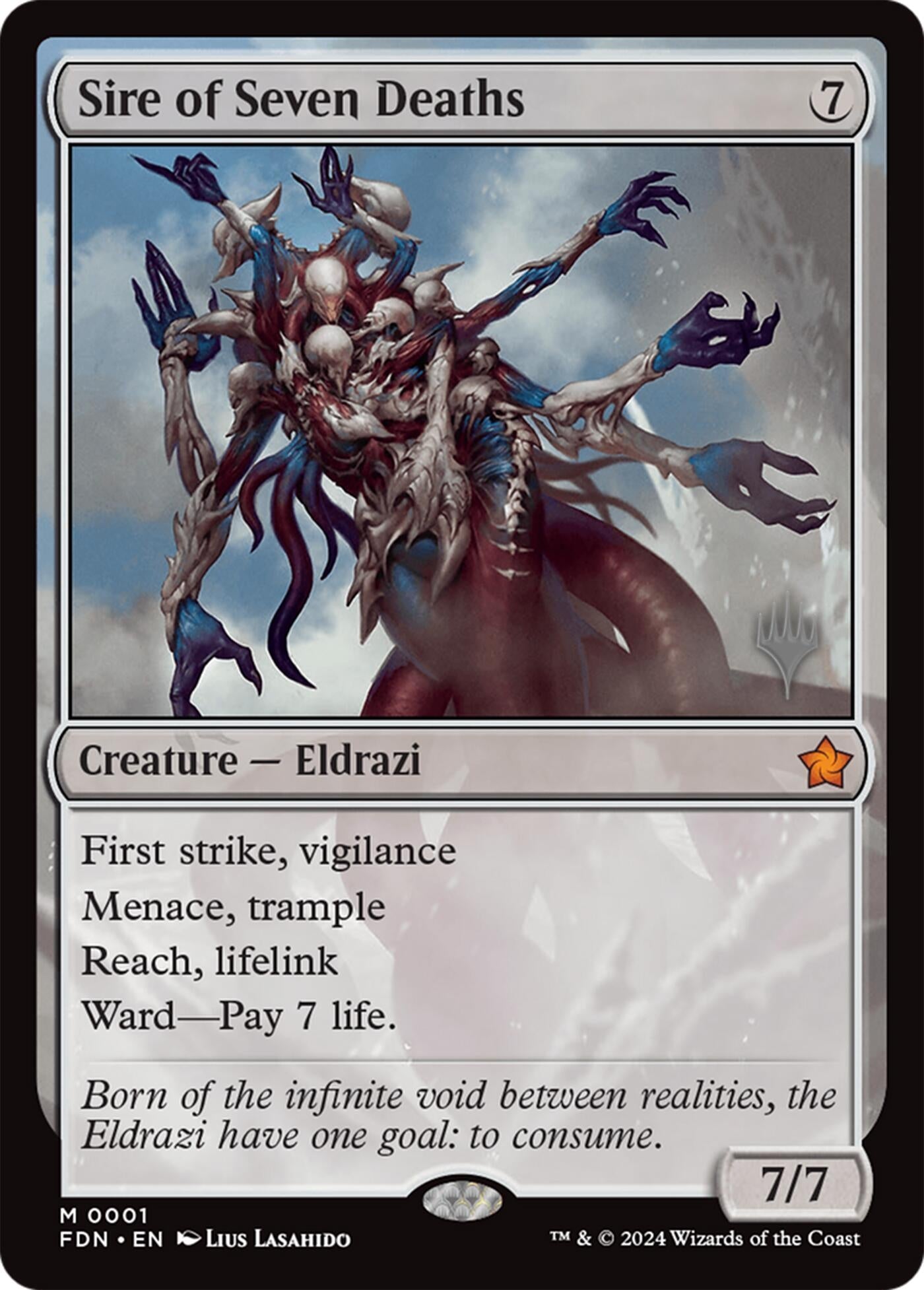Image for Sire of Seven Deaths (1) - Magic: The Gathering