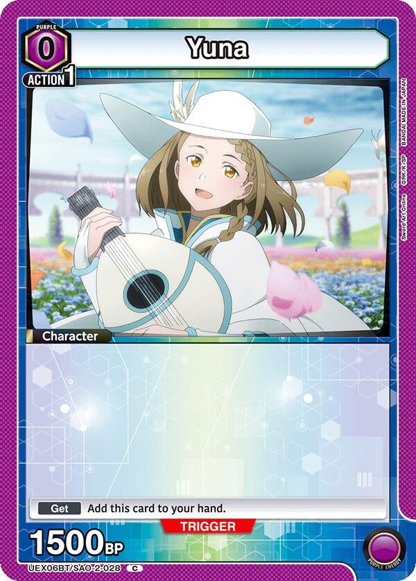 Image for Yuna (028) (Box Topper Foil) (UEX06BT/SAO-2-028) - Union Arena