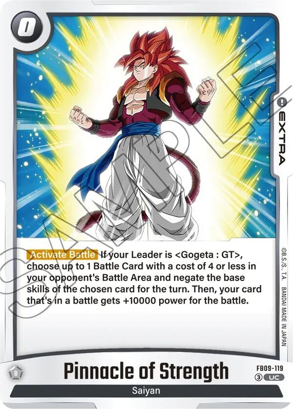 Image for Pinnacle of Strength (FB09-119) (Dual Evolution) - Dragon Ball Super: Fusion World