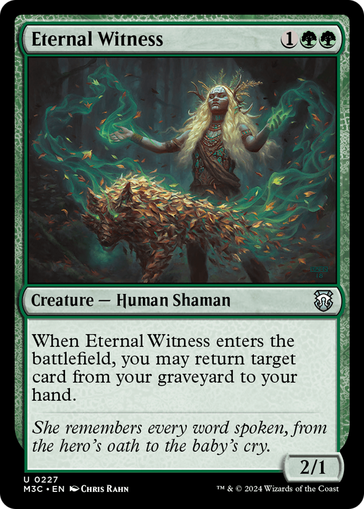 Eternal Witness [Modern Horizons 3 Commander] | Red Riot Games CA